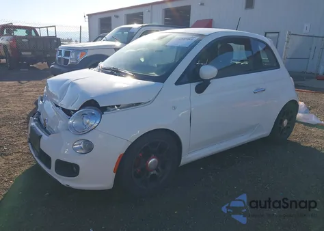 2015 Fiat 500 Sport из США, поврежденный, VIN 3C3CFFBR3FT753645